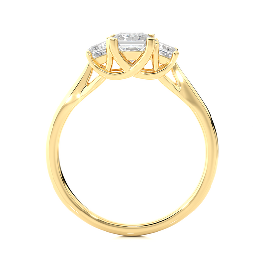 Trinity Princess Diamond Ring - Espira Gems