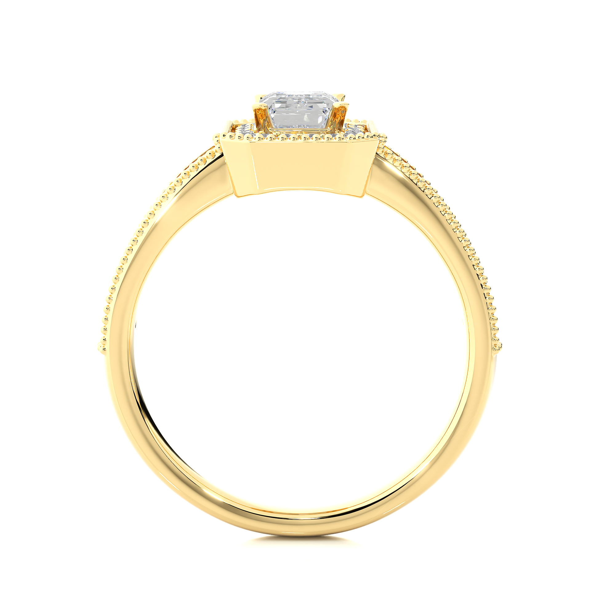 Victorian Emerald Diamond Ring - Espira Gems