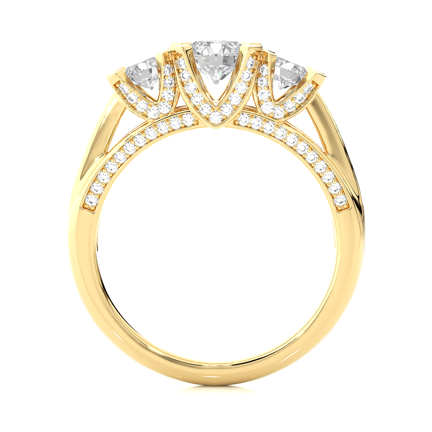 diva round diamond ring - espira fine gems