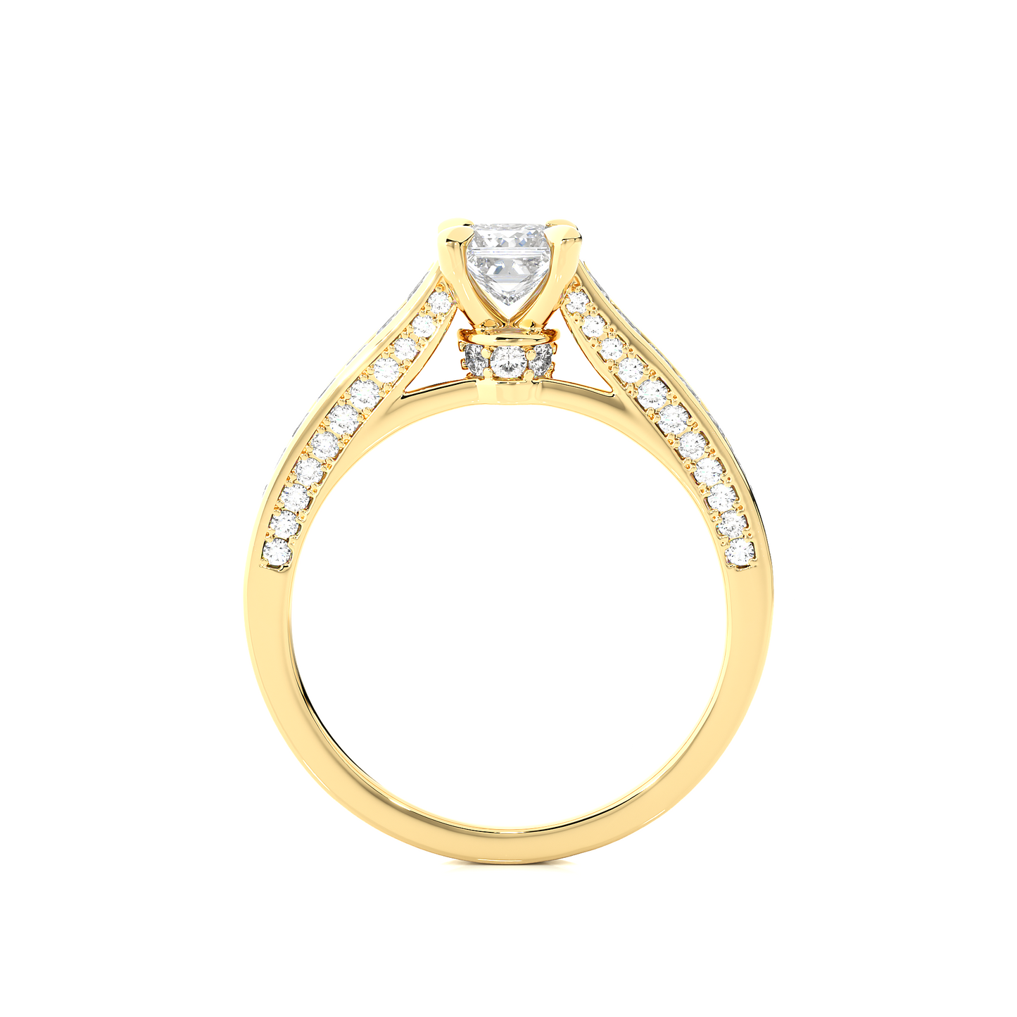 sunny monarch diamond ring