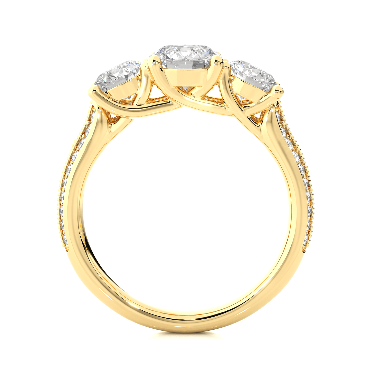 crown round diamond ring - espira fine gems