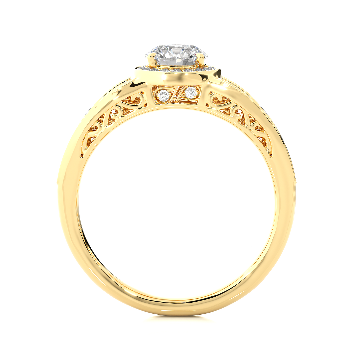 regalia round diamond ring