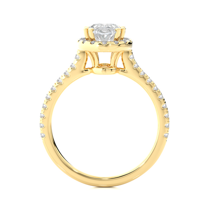 Victorian Oval Diamond Ring - Espira Gems