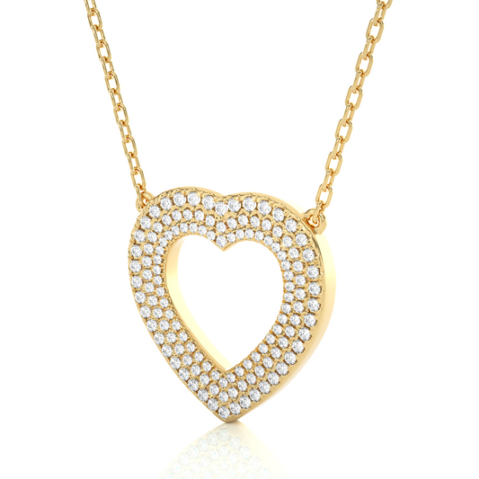 Eternal Heartbeat Diamond Pendant - Espira Gems