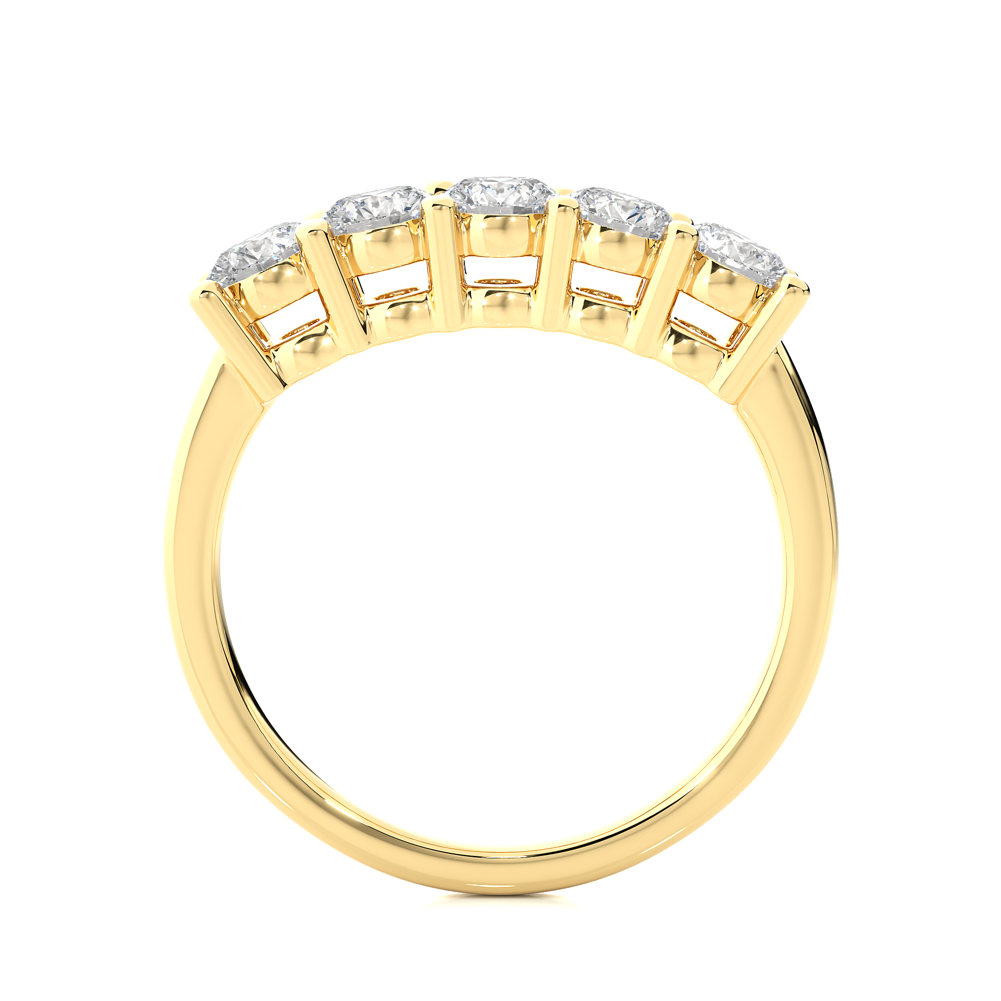 Lustre Five-Stone Diamond Ring - Espira Gems