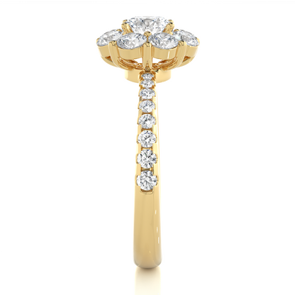 Coronet Round Diamond Ring
