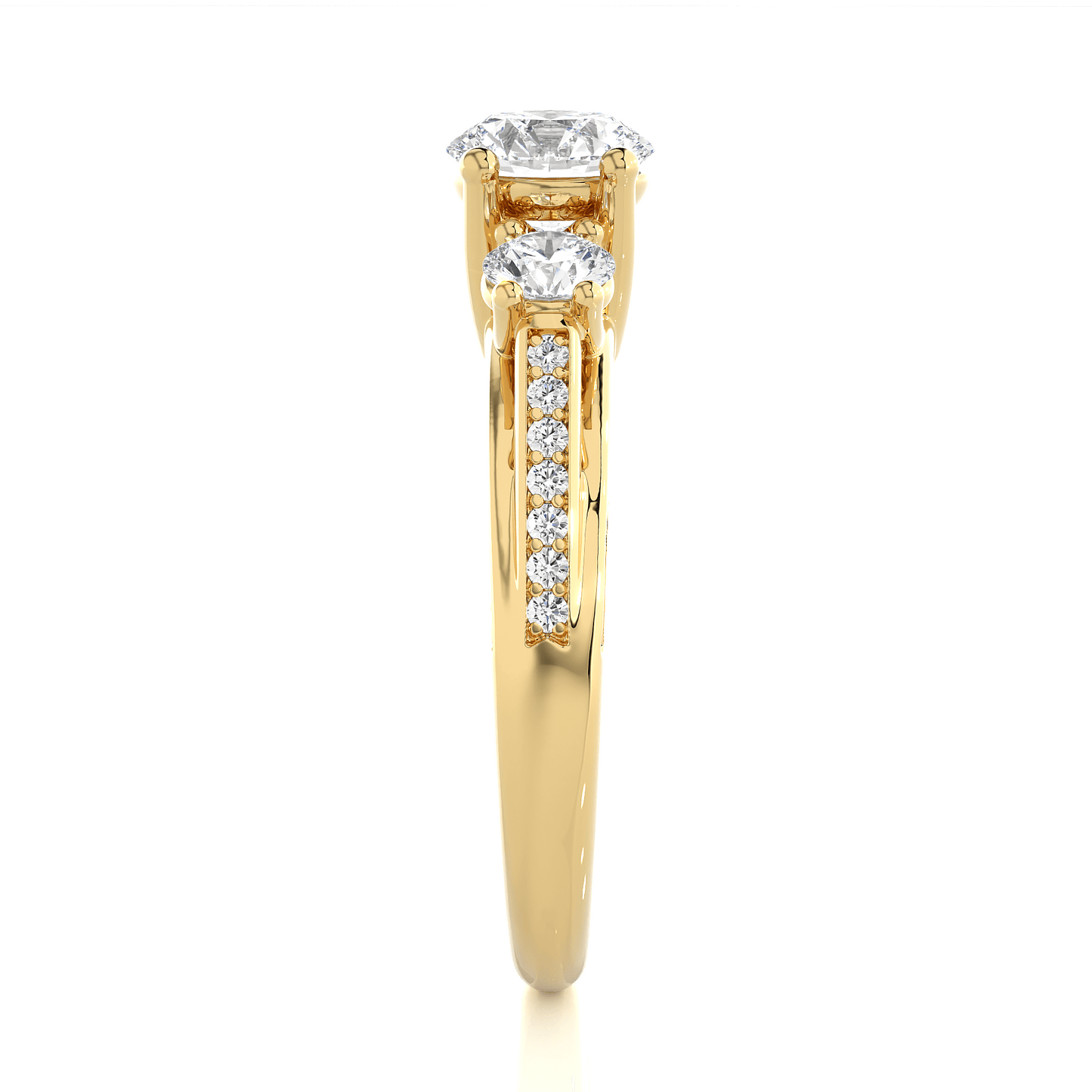 dynastia round diamond ring - espira fine gems