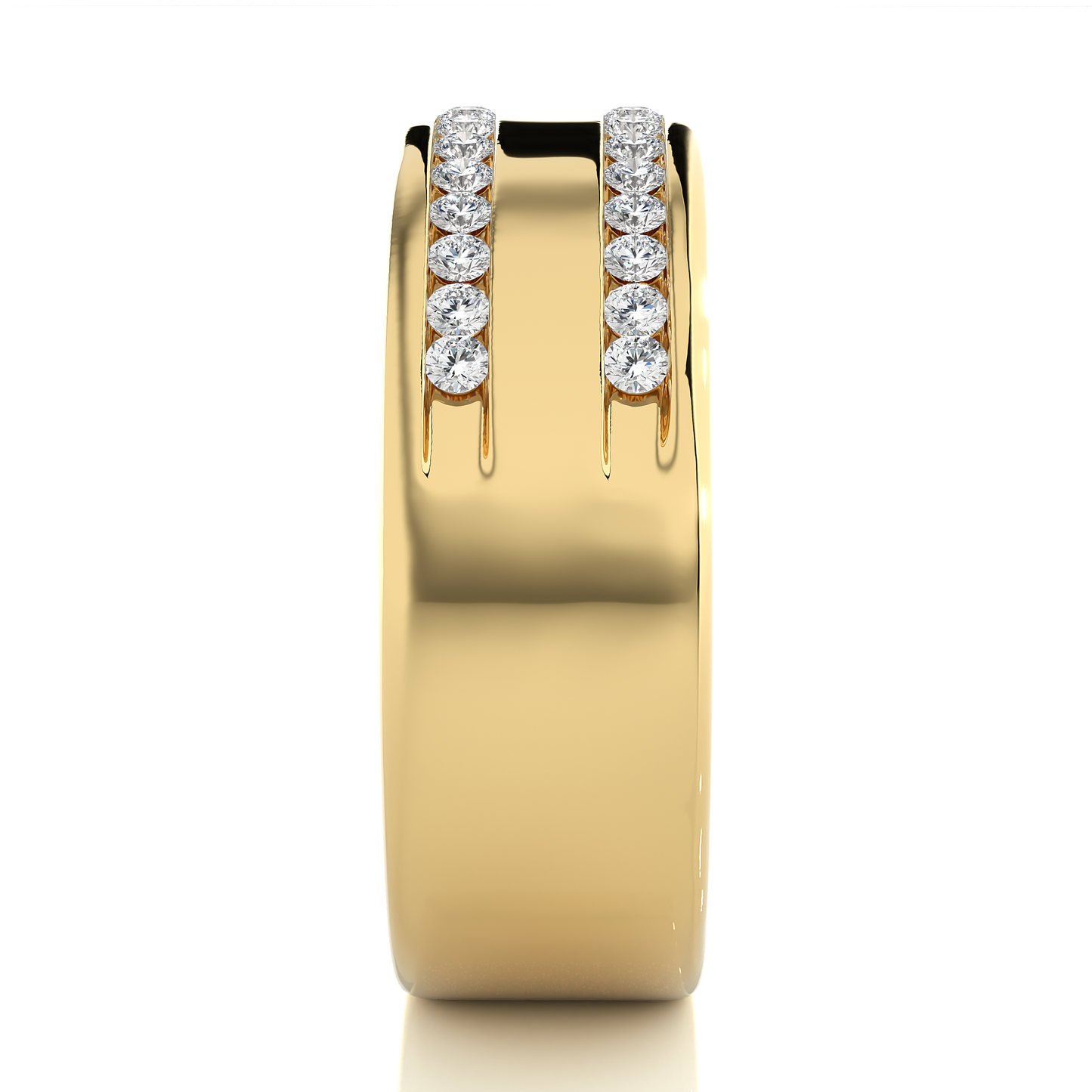 empire round diamond ring