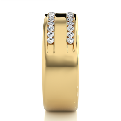 Empire Round Diamond Ring
