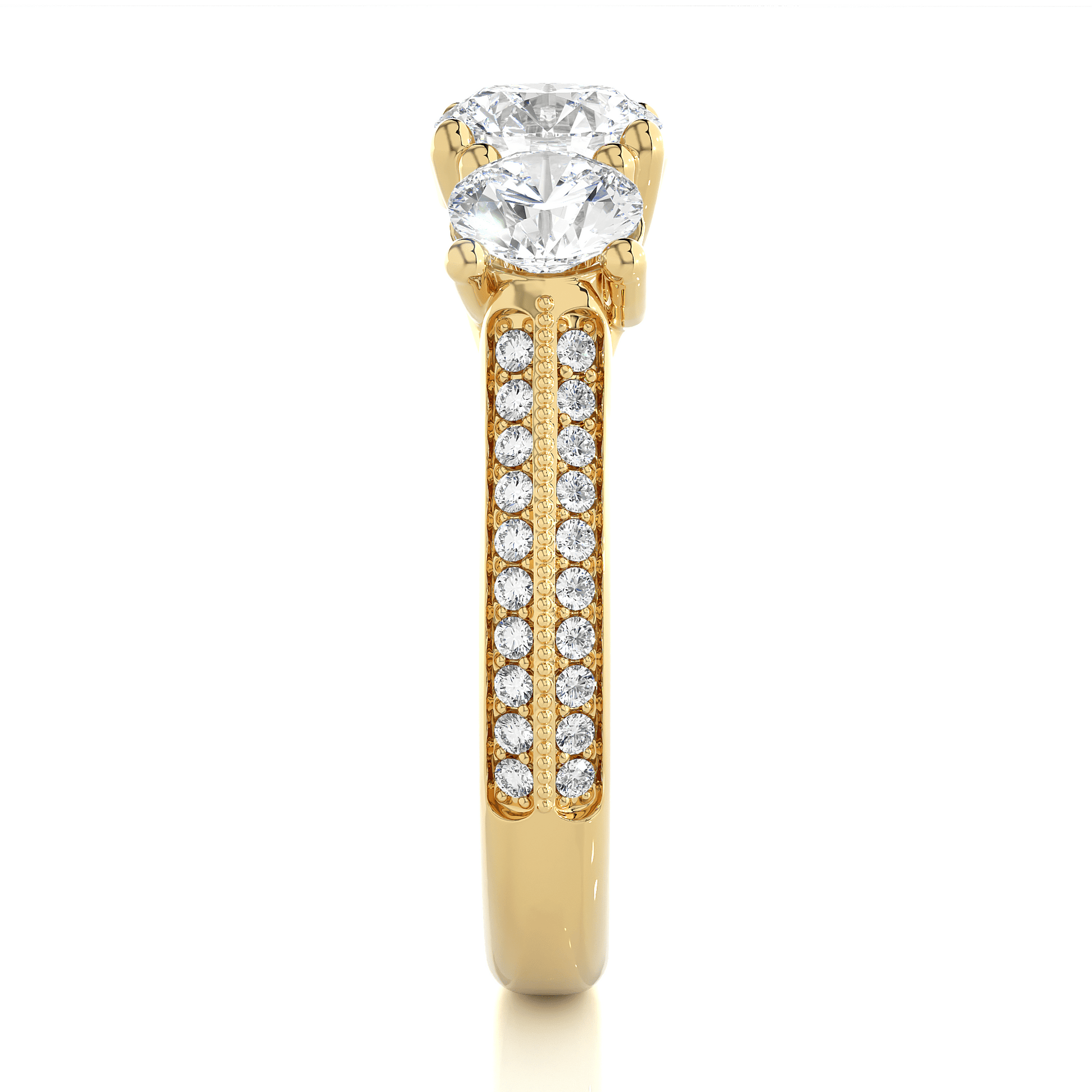 Crown Round Diamond Ring - Espira Fine Gems