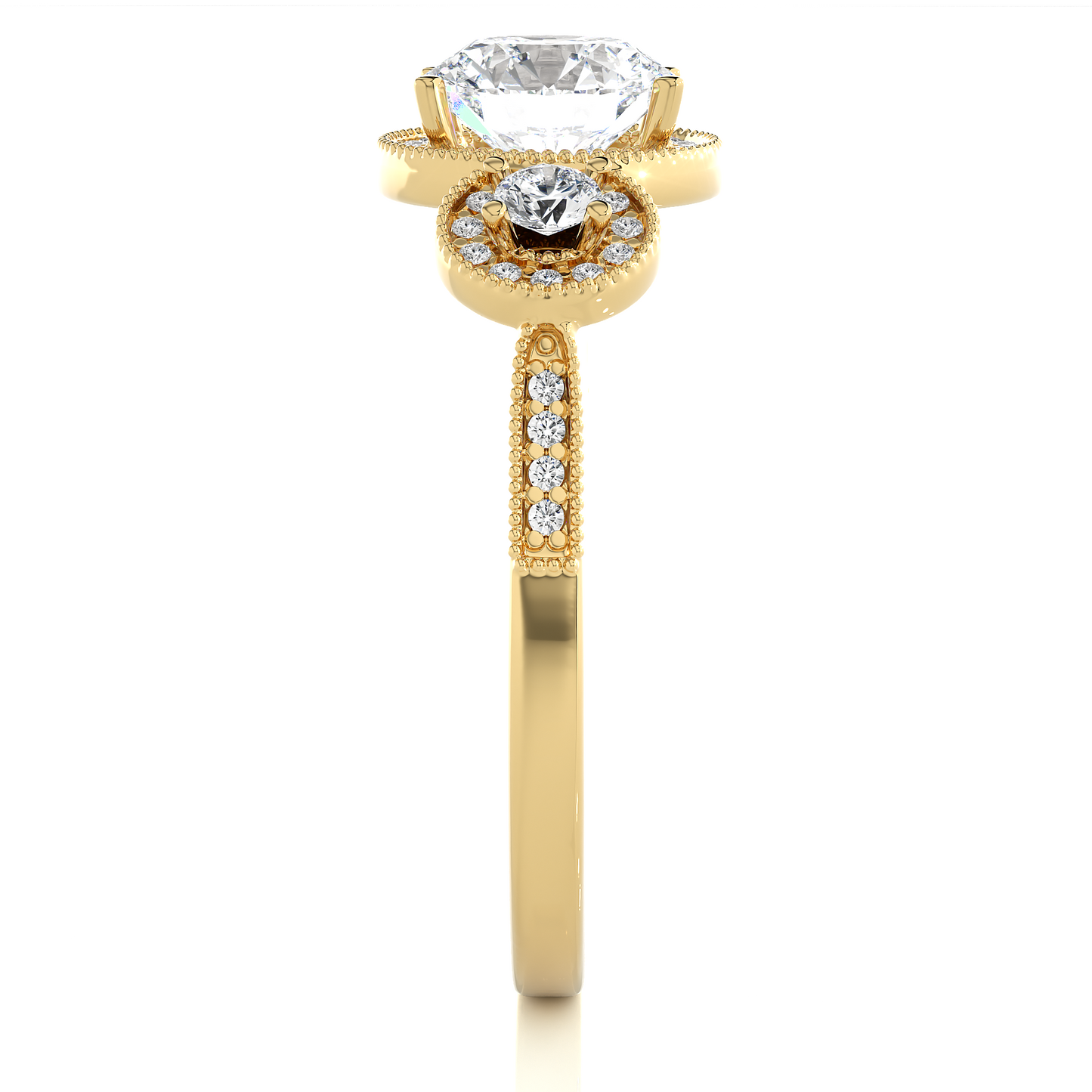 thalassa round diamond ring - espira gems