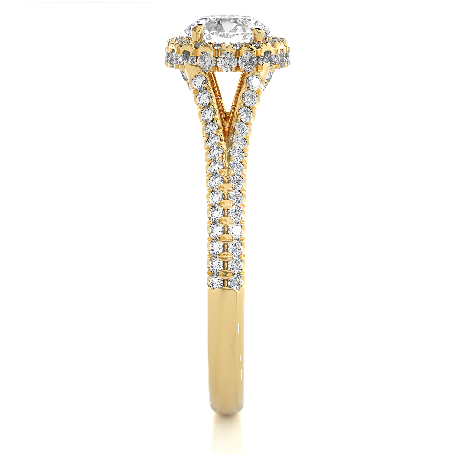 monarch round diamond ring