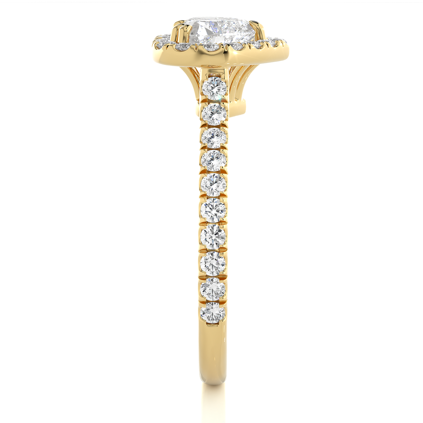 victorian heart diamond ring