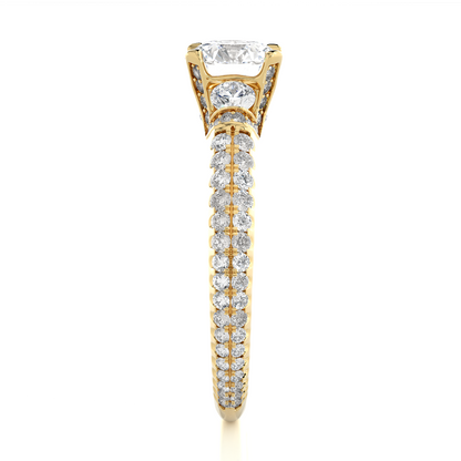 Mistara Round Diamond Ring - Espira Gems