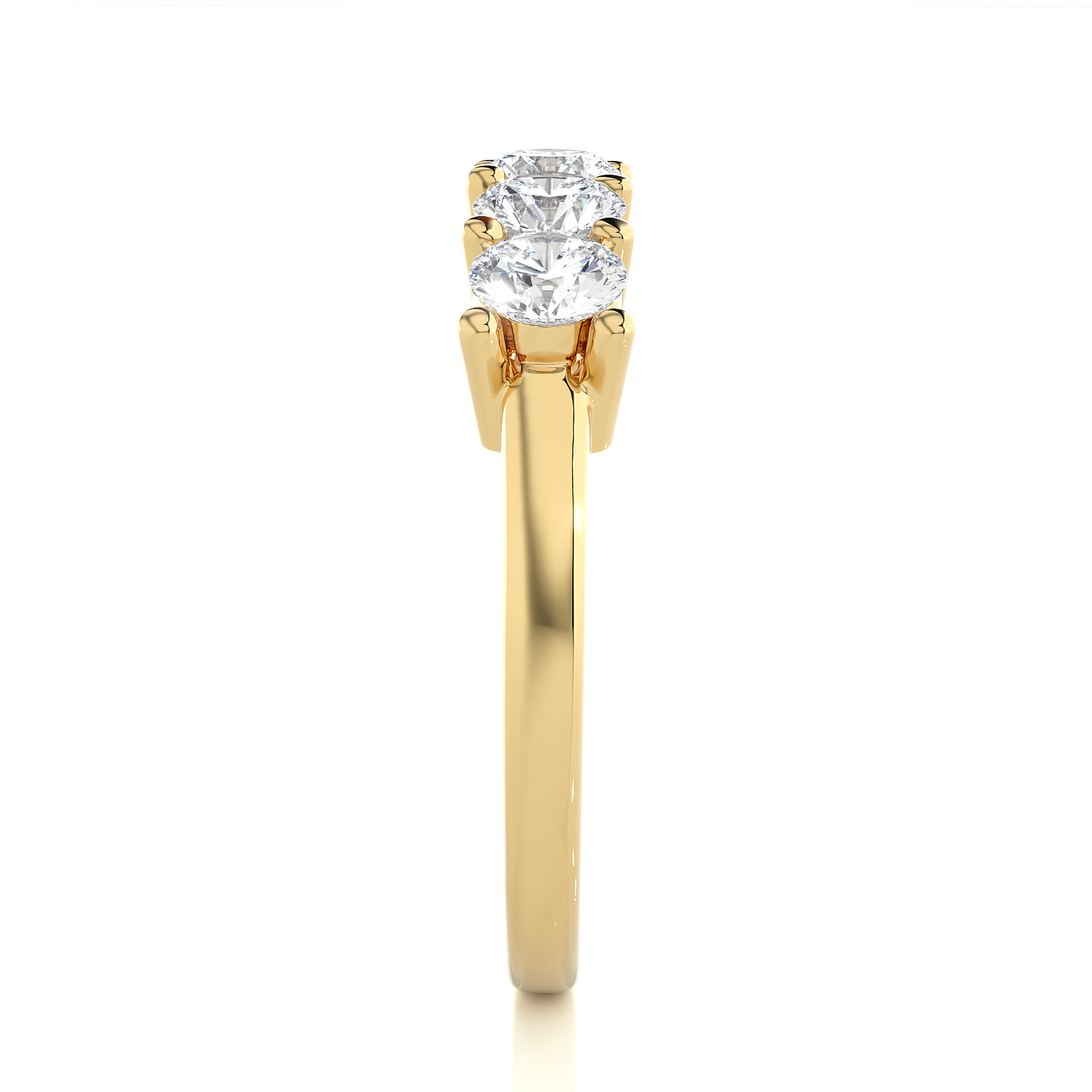 lustre five-stone diamond ring - espira gems