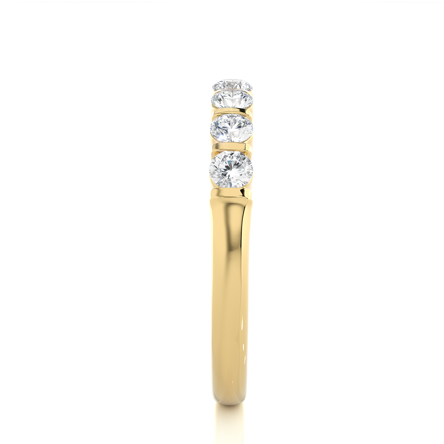 lustre seven-stone diamond ring - espira gems
