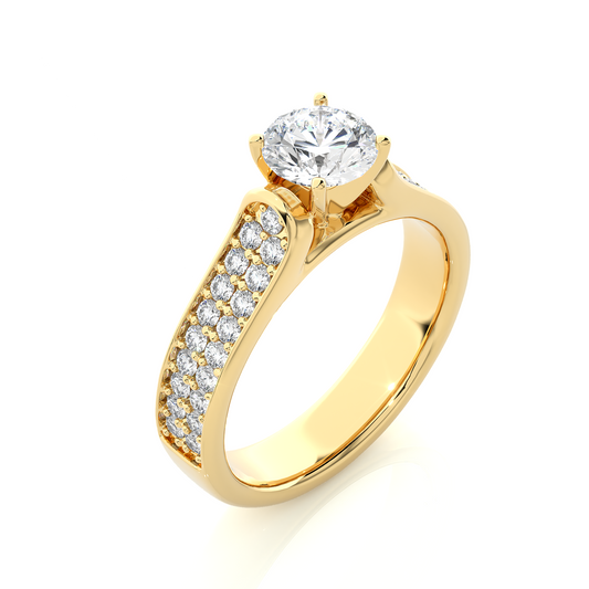 Celestial Harmony Diamond Ring