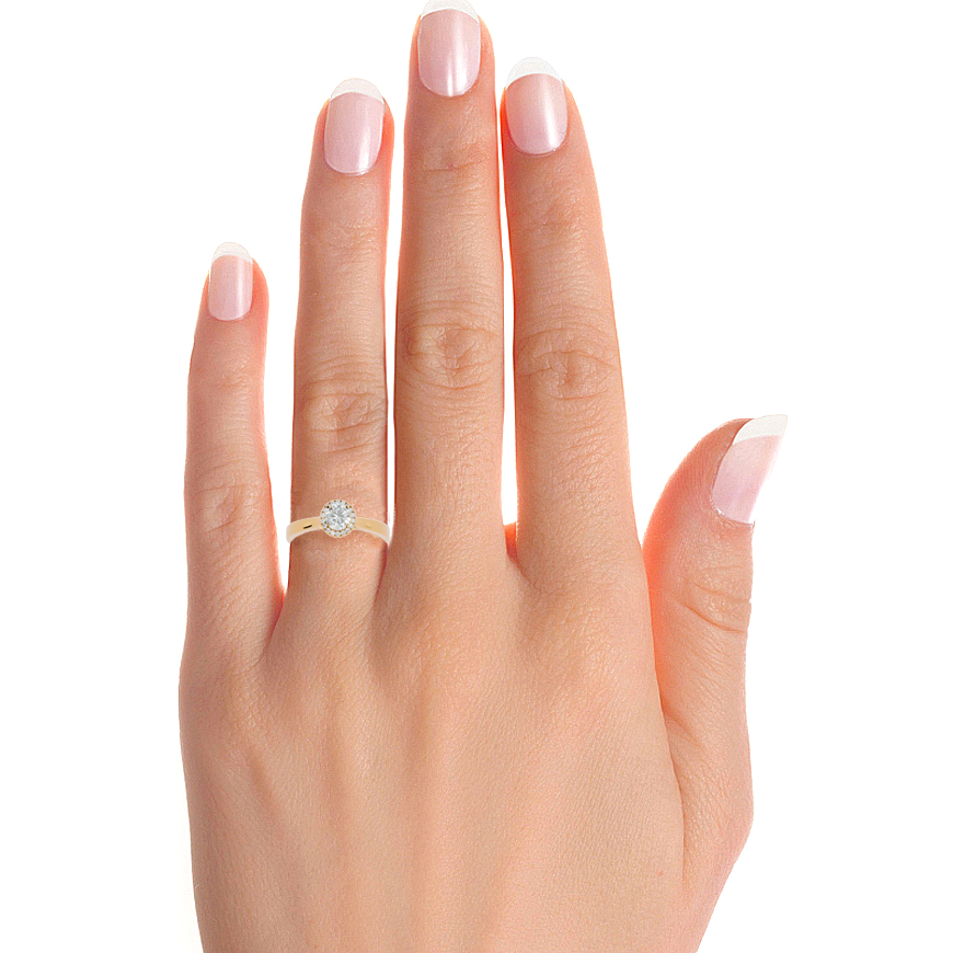 monarch round diamond ring