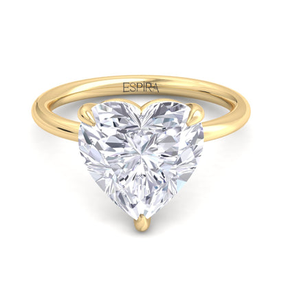 Bague Liberty en diamant cœur 4 carats