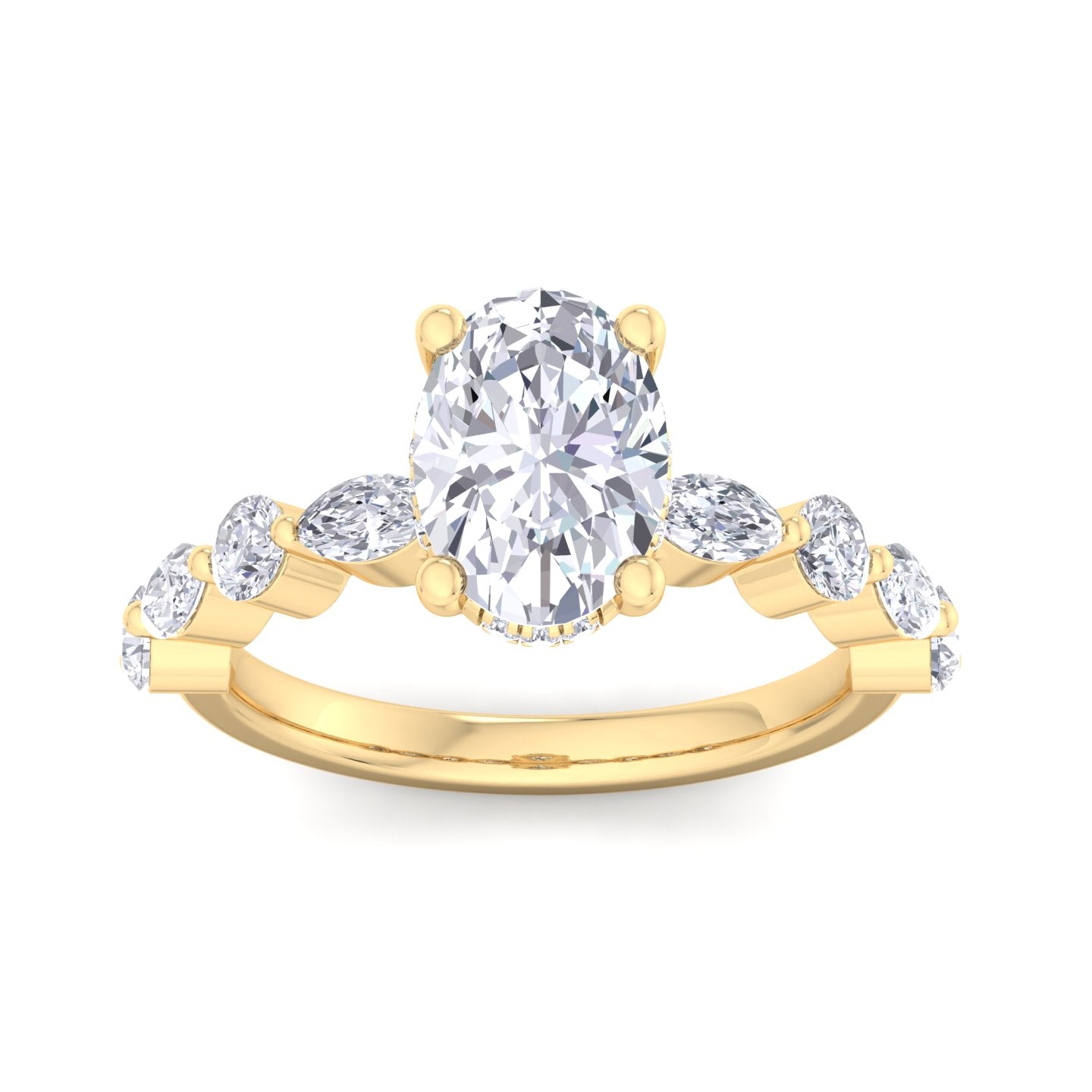 florence plus oval diamond ring