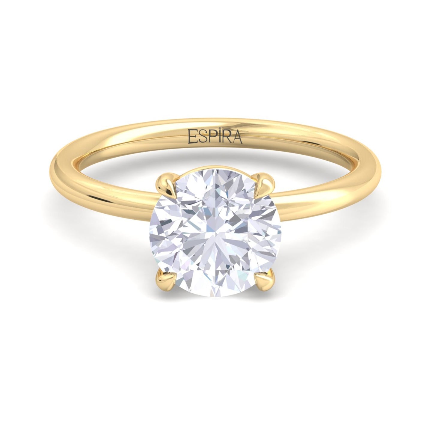 liberty 2 carat round diamond ring