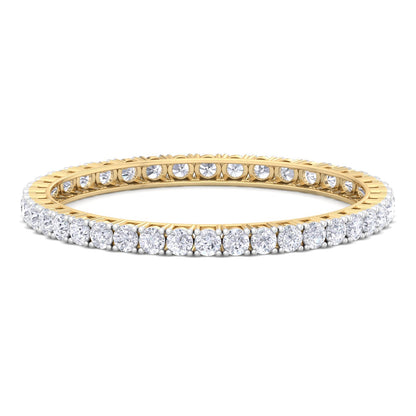 50 Pointer Round Cut Lab Grown Diamond Bangle