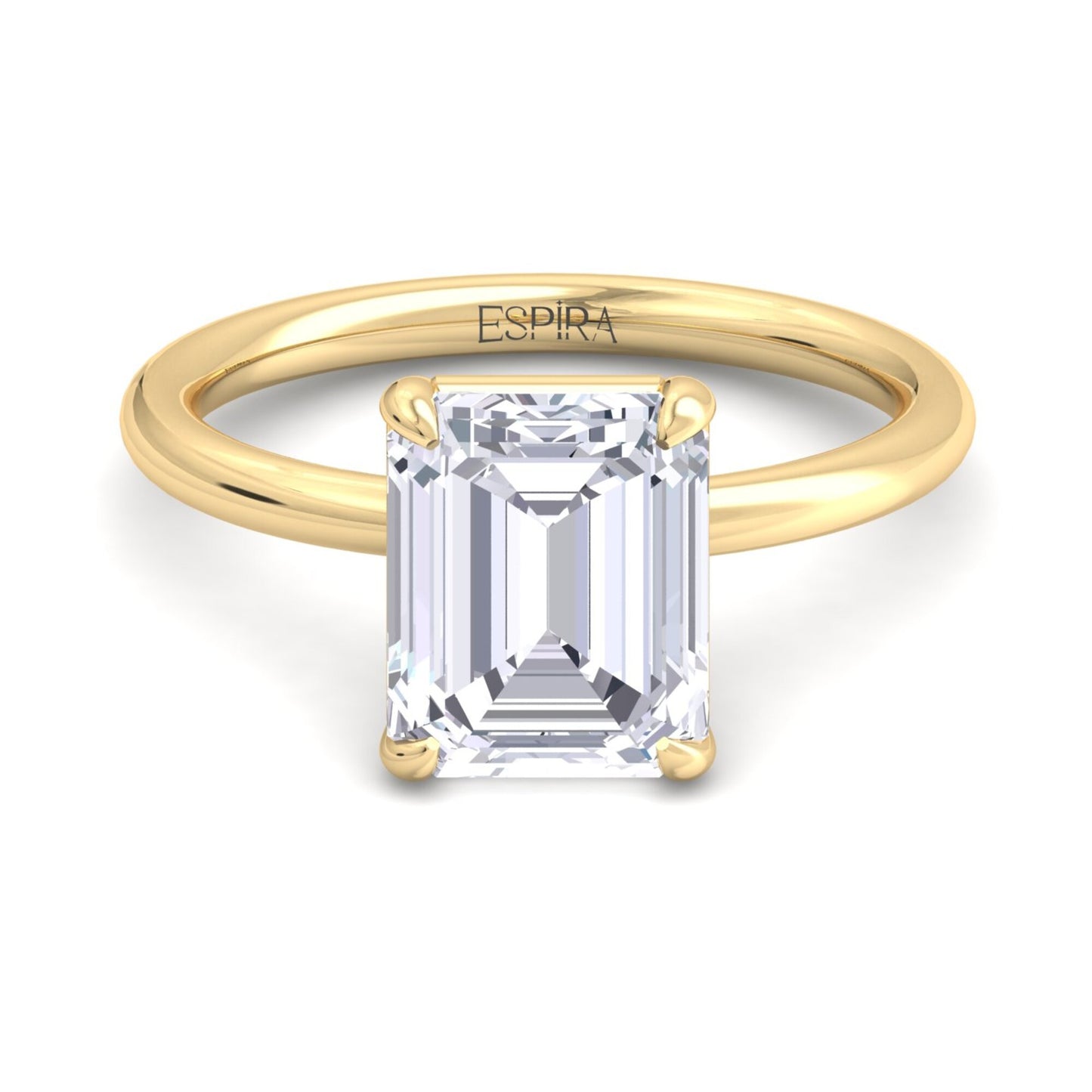 bague liberty avec diamant émeraude 3 carats