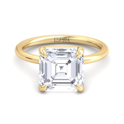 Liberty 5 Carat Asscher Diamond Ring