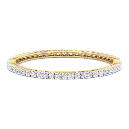 20 Pointer Round Cut Lab Grown Diamond Bangle