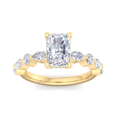 Florence Plus Radiant Diamond Ring