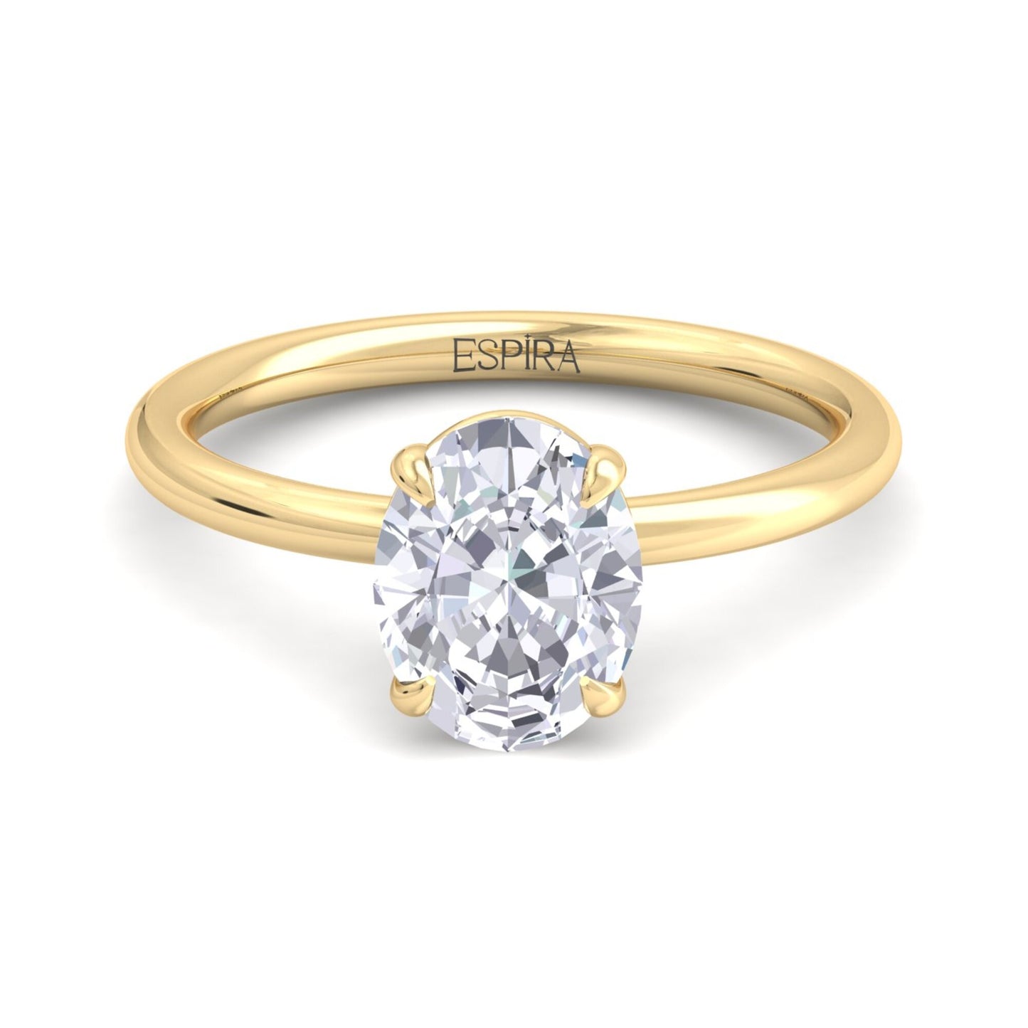 liberty 2 carat oval diamond ring
