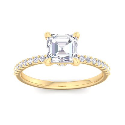Paradise Asscher Diamond Ring
