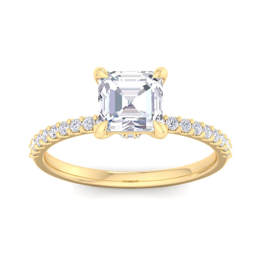 Paradise Asscher Diamond Ring