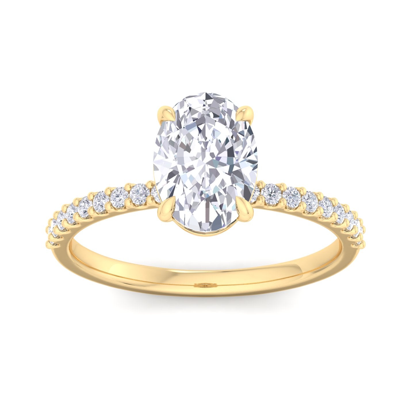 paradise oval diamond ring