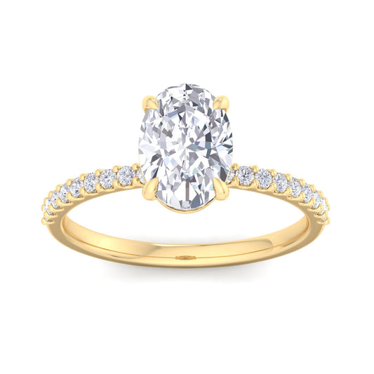 Paradise Oval Diamond Ring