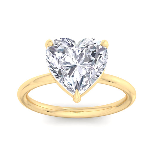 Bague Liberty en diamant cœur 4 carats