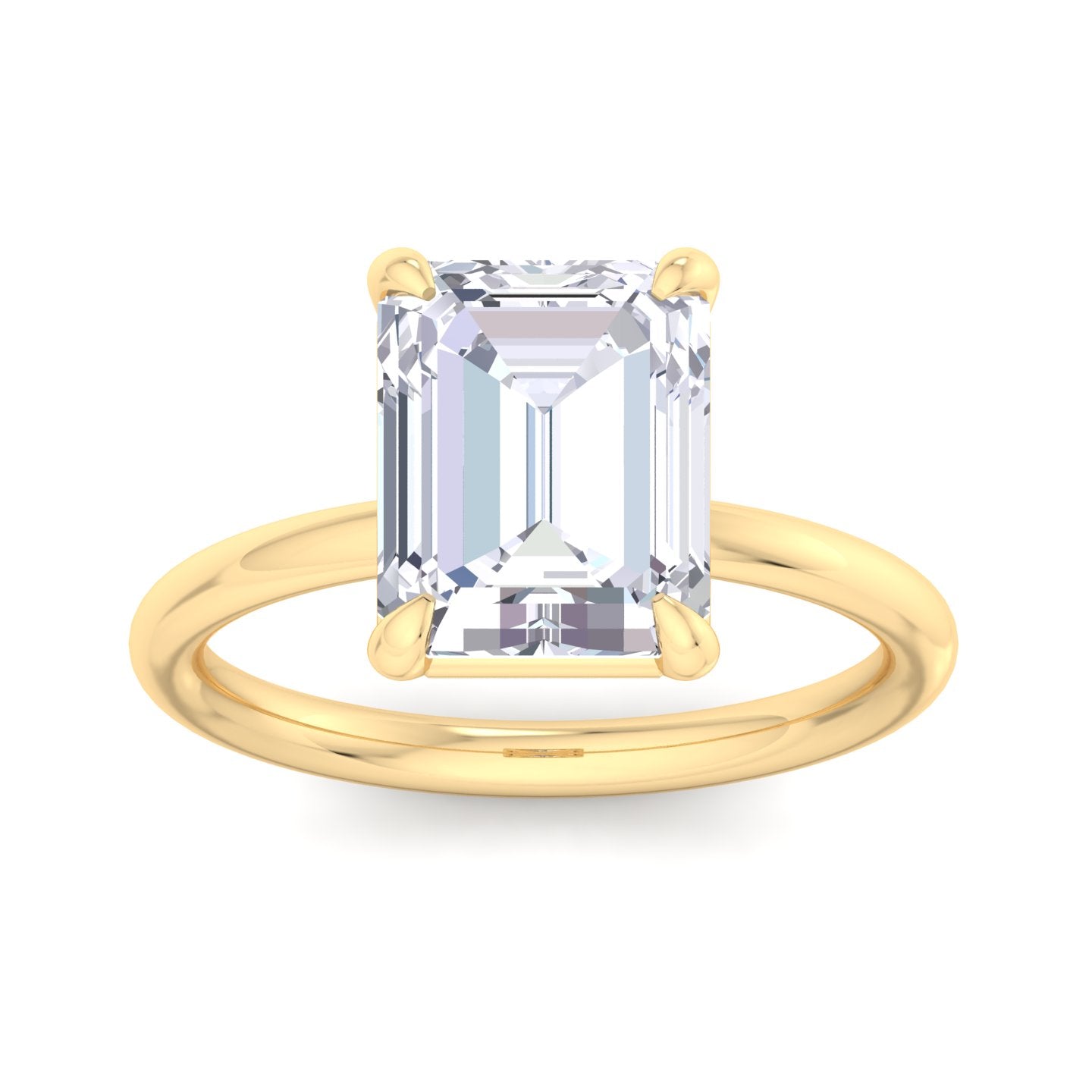 bague liberty avec diamant émeraude 4 carats