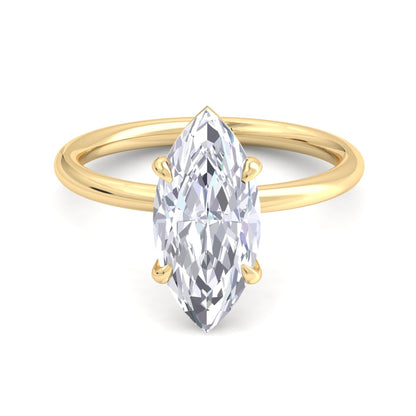 Bague Liberty en diamant marquise de 3 carats