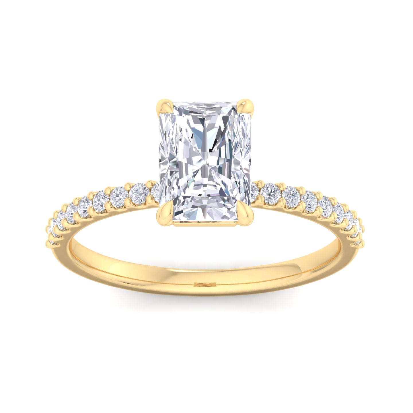 paradise radiant diamond ring