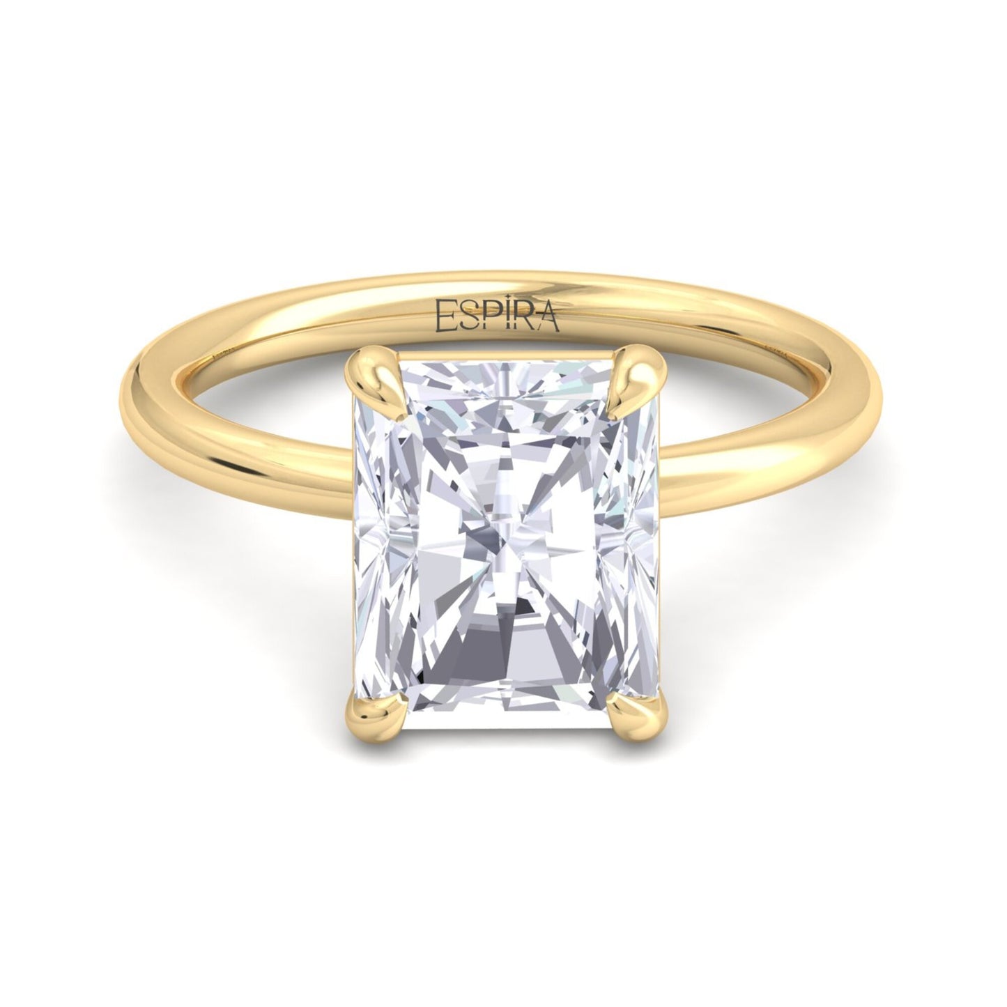 liberty 4 carat radiant diamond ring