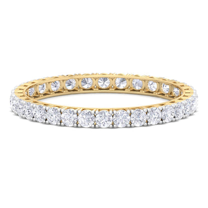 1 Carat Round Cut Lab Grown Diamond Bangle