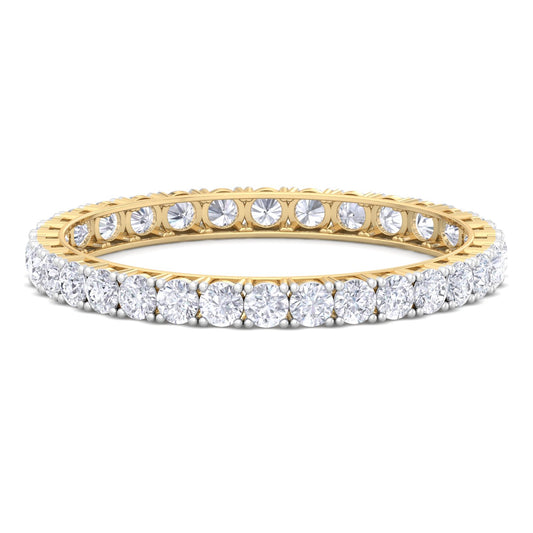 1 Carat Round Cut Lab Grown Diamond Bangle