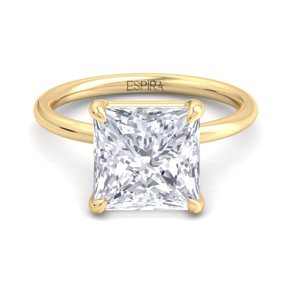 Bague Liberty en diamant princesse 4 carats