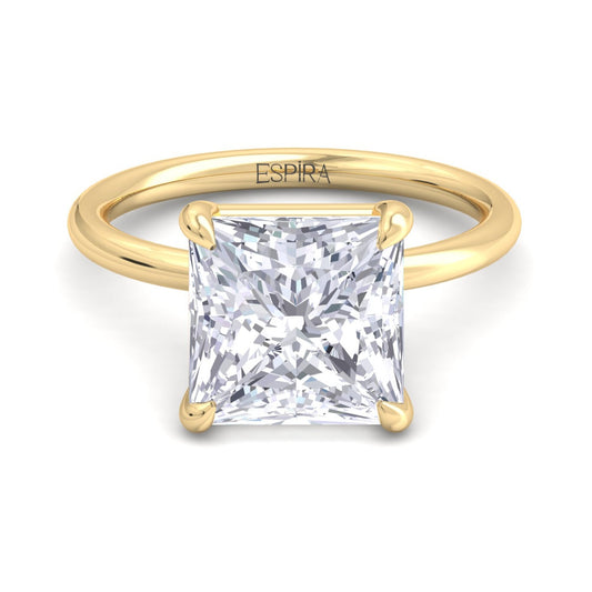 Bague Liberty en diamant princesse 4 carats