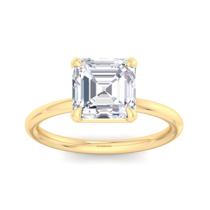 Bague Liberty avec diamant Asscher 3 carats