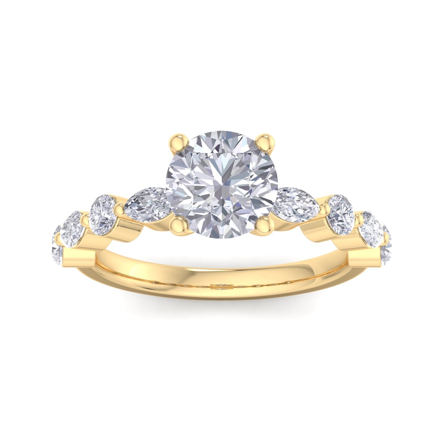 florence round diamond ring