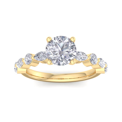 Florence Round Diamond Ring
