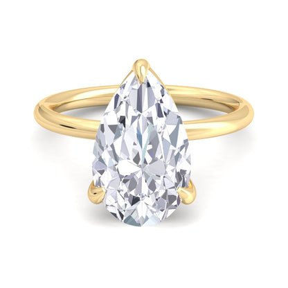 Bague Liberty en diamant poire 4 carats