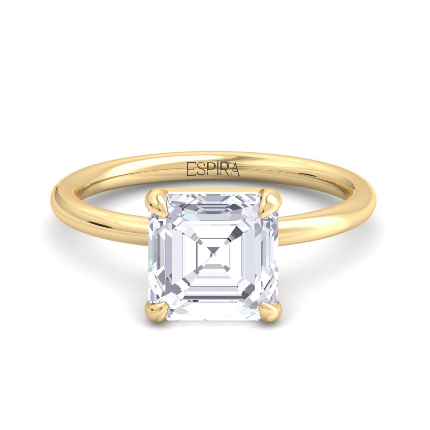 bague liberty avec diamant asscher 3 carats