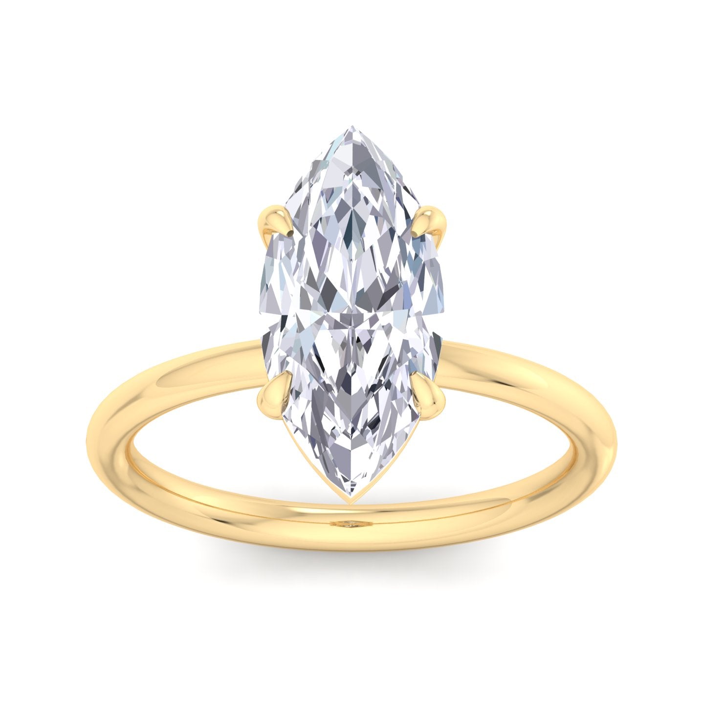 bague liberty en diamant marquise de 3 carats